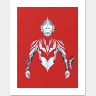 Ultraman Ribut (Low Poly Style) Posters and Art